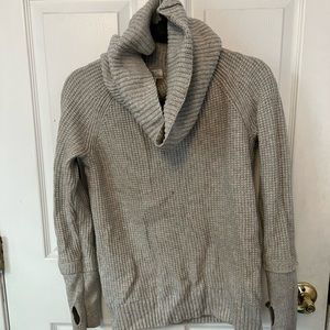 Gray turtle neck sweater
